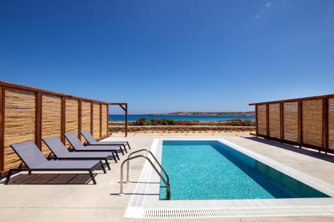 Cato Agro 2, Seafront Villa With Private Pool Afiártisz Kültér fotó