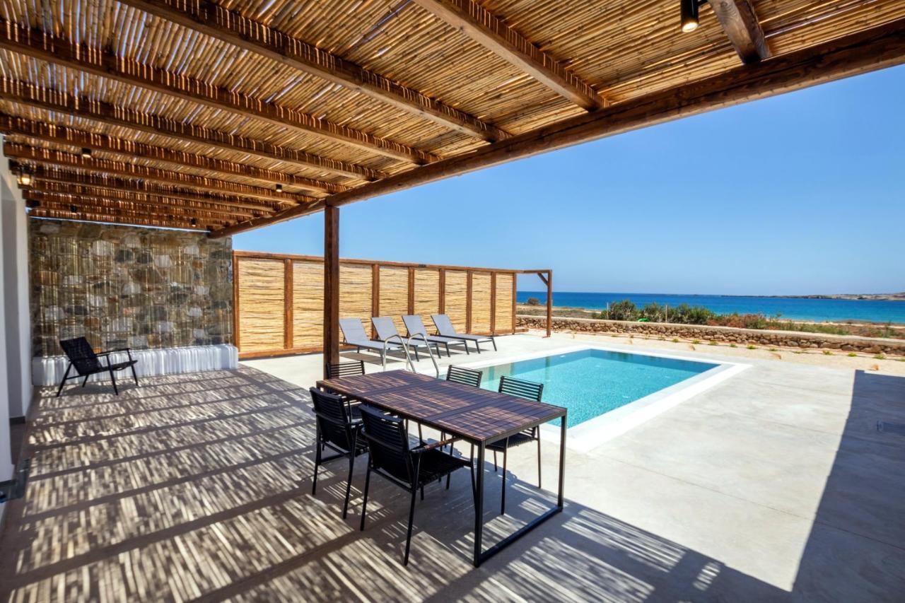 Cato Agro 2, Seafront Villa With Private Pool Afiártisz Kültér fotó